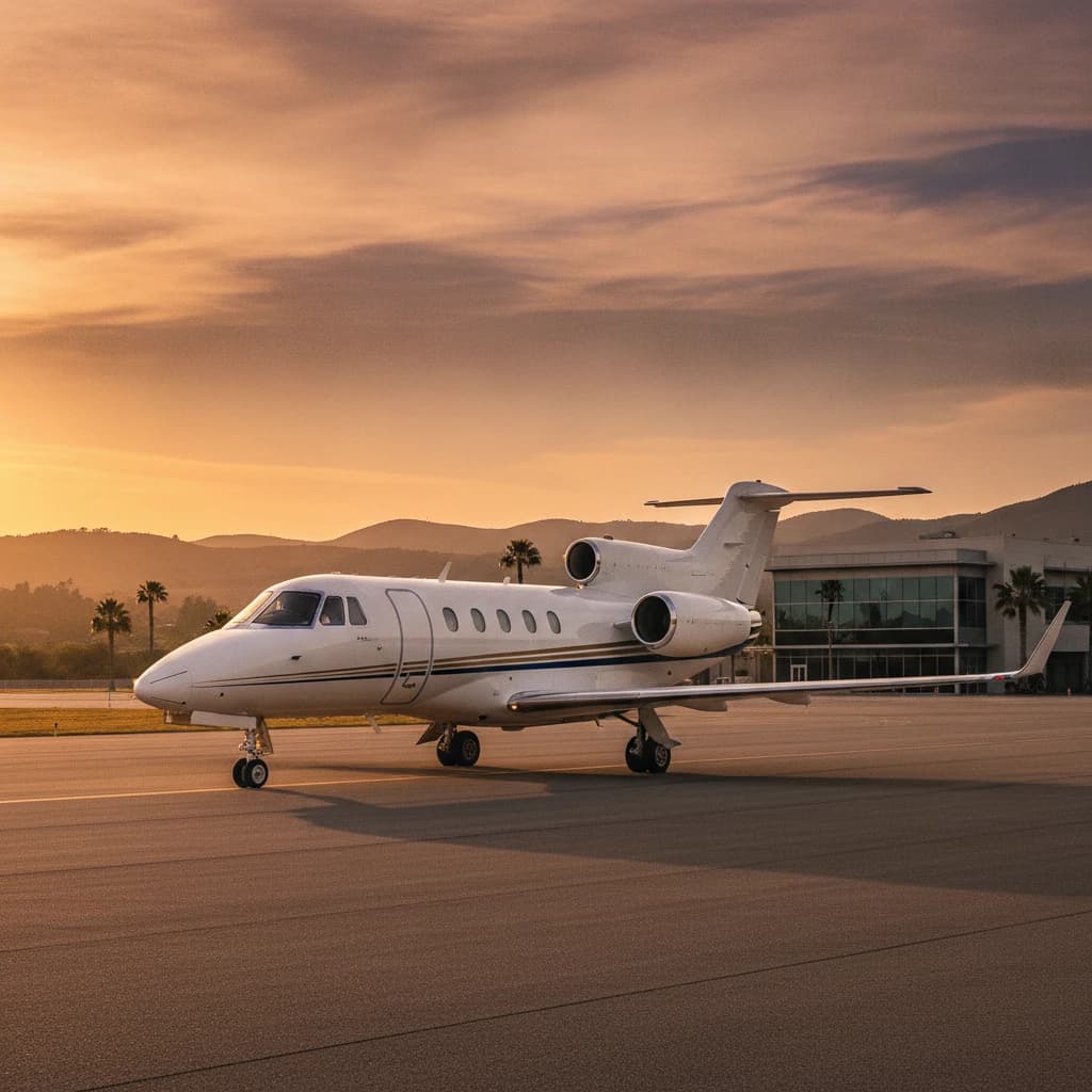 Hawker 800XP exterior