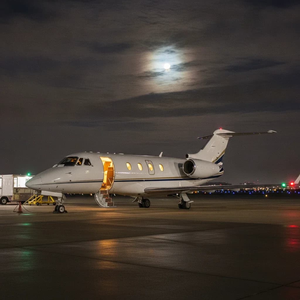 Hawker 800XP exterior