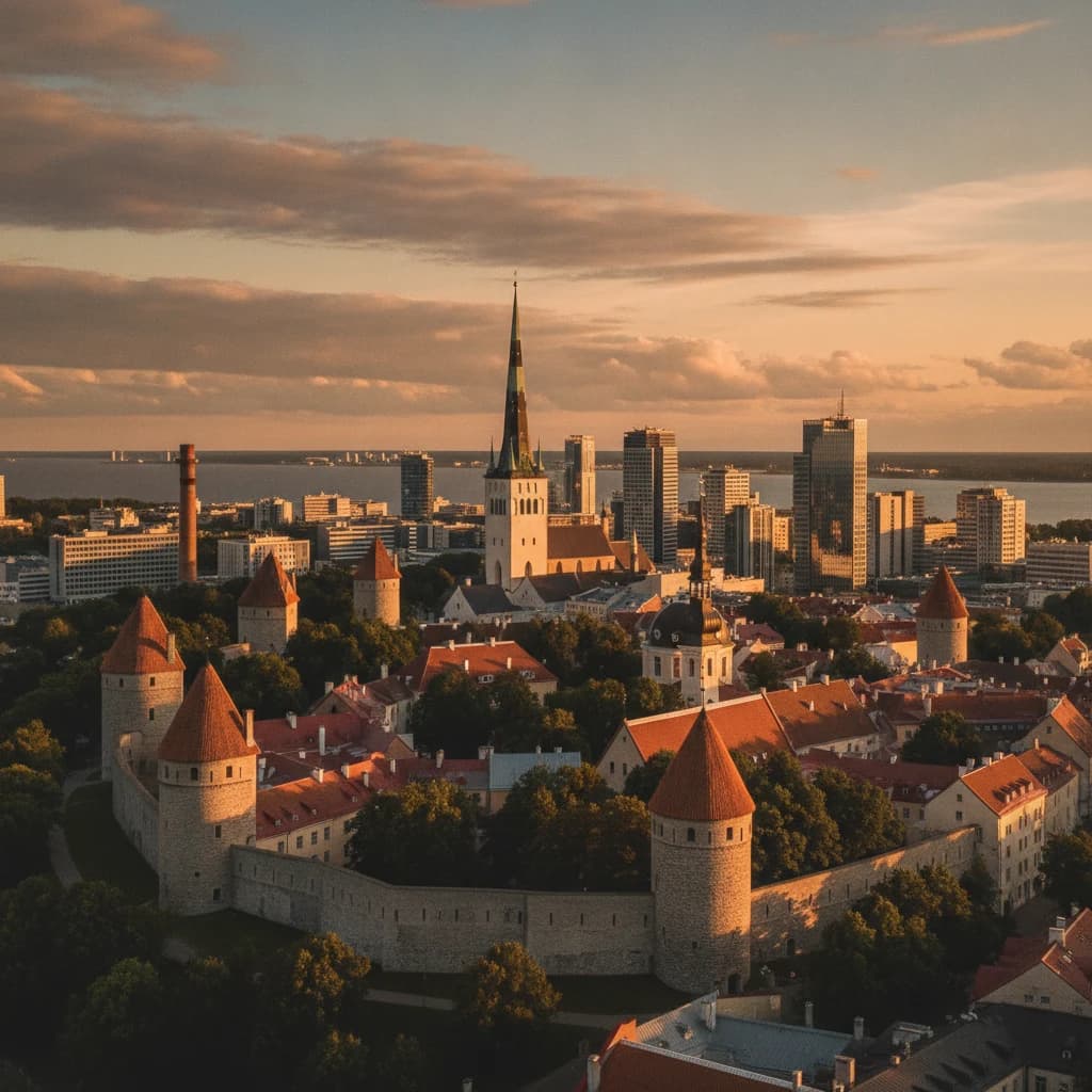 Tallinn, Estonia skyline