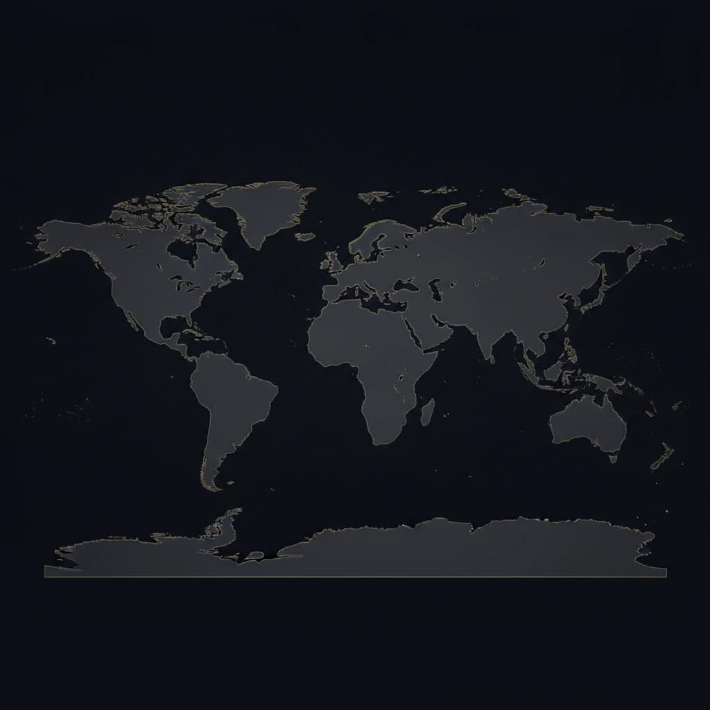 World map showing JetsFly office locations
