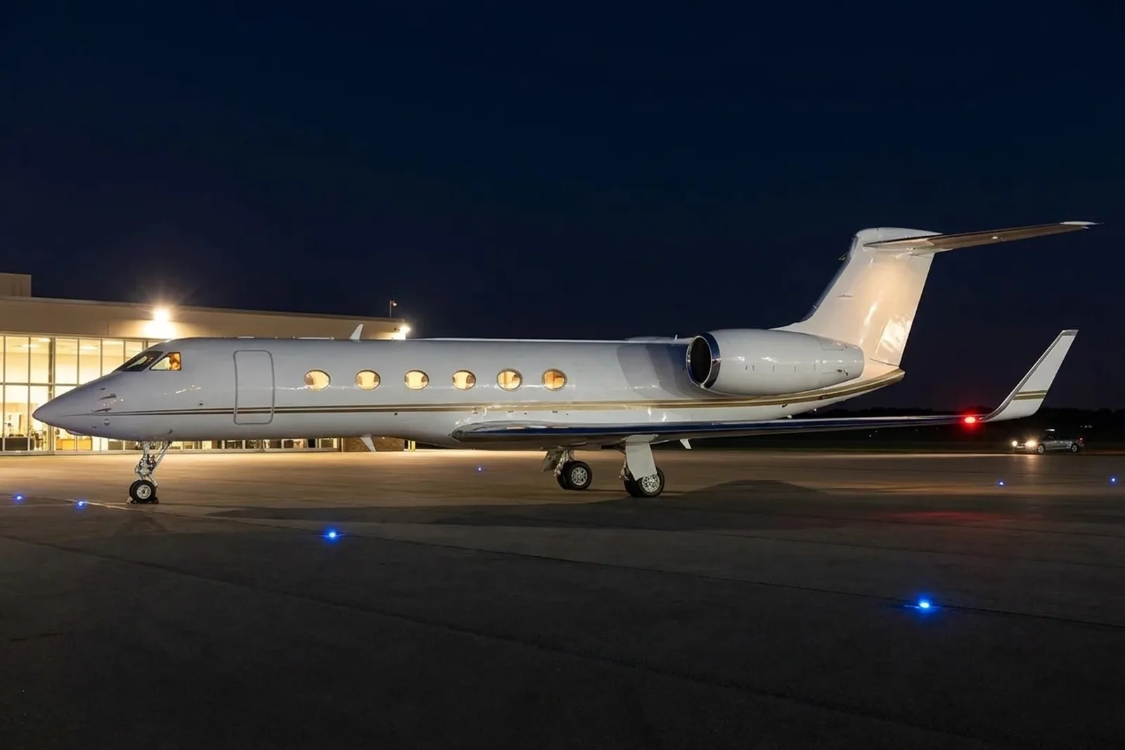 Gulfstream V private jet