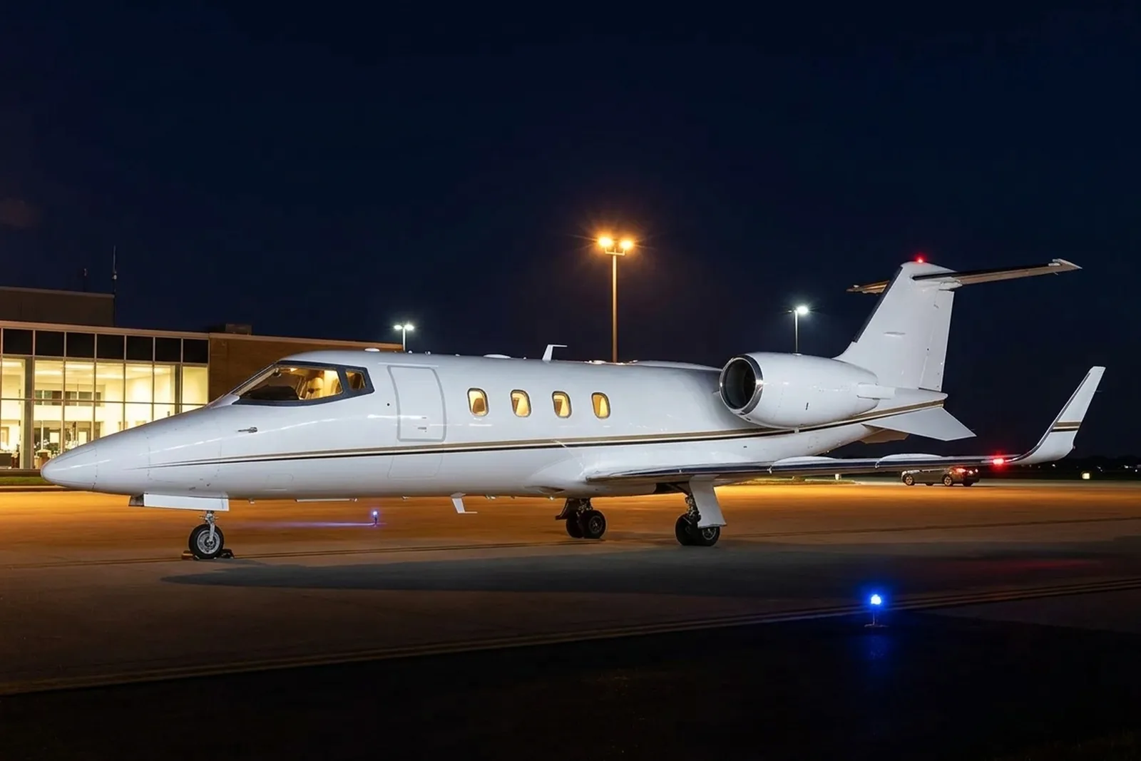 Learjet 55 exterior